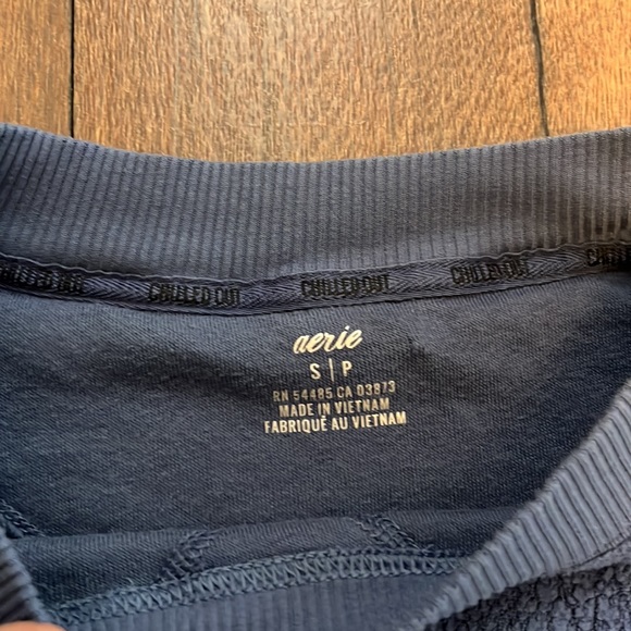 Aerie chilled out sweater blue size small - Picture 2 of 7